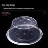 JINGRX Disposable Round Transparent Takeout Containers with Lids