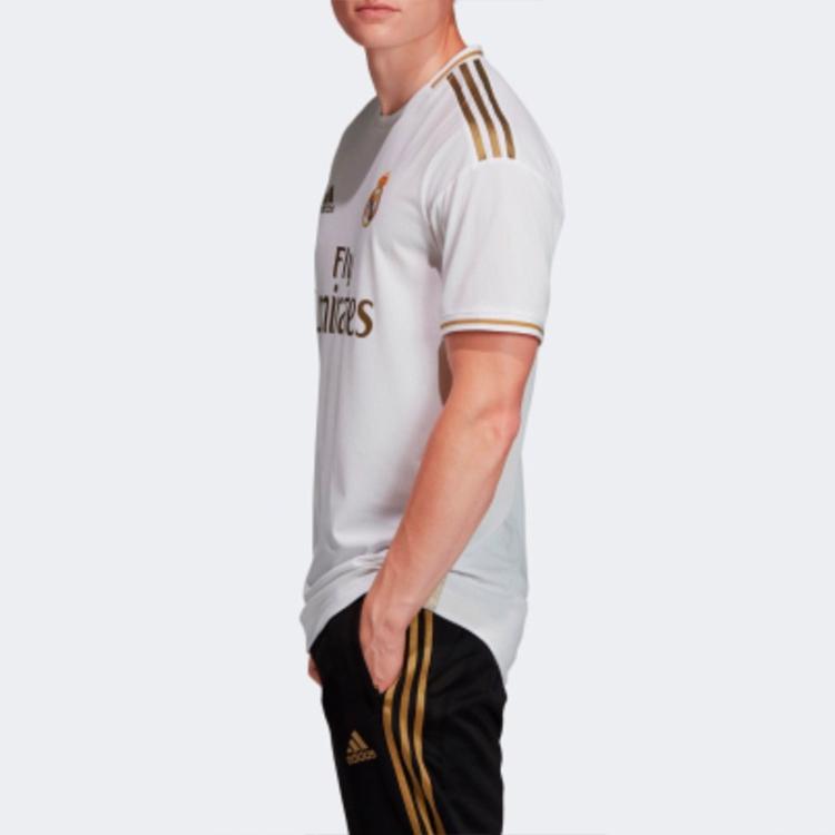 Adidas Slim-Fit Regular Breathable Short-Sleeve Football Jersey Player Edition Men Tops White DW4436