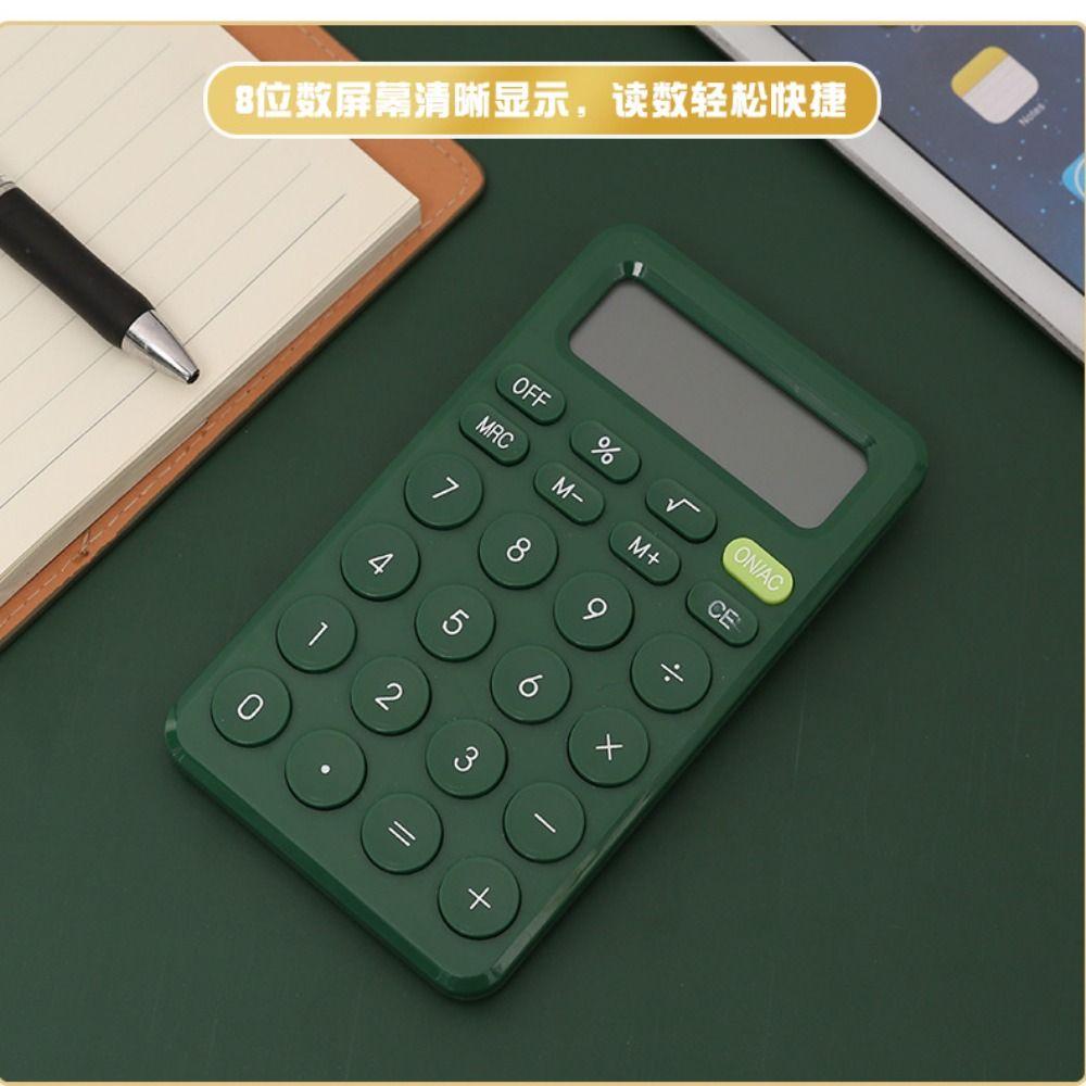 8 Digit Math Calculator Candy Color Large-screen Calculator Electronic Calculator  For Home Office