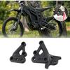 Footpeg Bracket, Durable CNC Aluminum Alloy Footpeg Mount Kit for Electric Dirt Bike Riders, Off Road Enthusiasts, Motorcycle Upgrade Scenarios