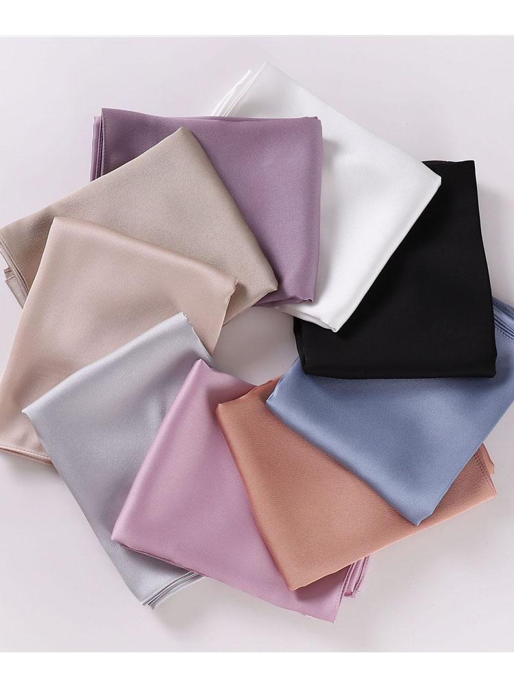 VigoAnne 2025 Lady Muslim Middle East Hijab Shawls Women Plain Scarf Chiffon Solid Casual Islamic Turban Headband 175cm*70cm