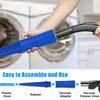 1 Set Kit Pulizia Sfiato Asciugatrice Accessorio Aspirapolvere Rimuovi Pelucchi Flessibile per Asciugatrice e Spazzola Pelucchi Flessibile per Asciugatrice per Lavatrice e Asciugatrice