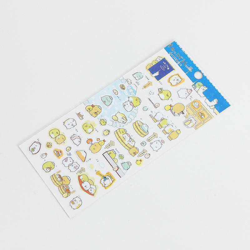 Наклейки с арбузными животными Sumikko Gurashi - Милые корейские канцтовары для планеров