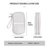 For AMG Car Logo Digital Storage Bag Data Cable Charger Storage Bag Organizer Accessories Mercedes Benz B-CLASS C-CLASS GLC GLE