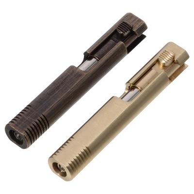 Mini caneta de latão, caneta esferográfica de bolso, caneta de assinatura, caneta esferográfica de ação de parafuso pequena, canetas retráteis recarregáveis
