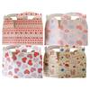 WTEMPO Printed Foldable DIY Paper Gift Boxes Valentine's Day Portable Boxes with Handles Universal Storage Boxes Party Decor Treat Boxes