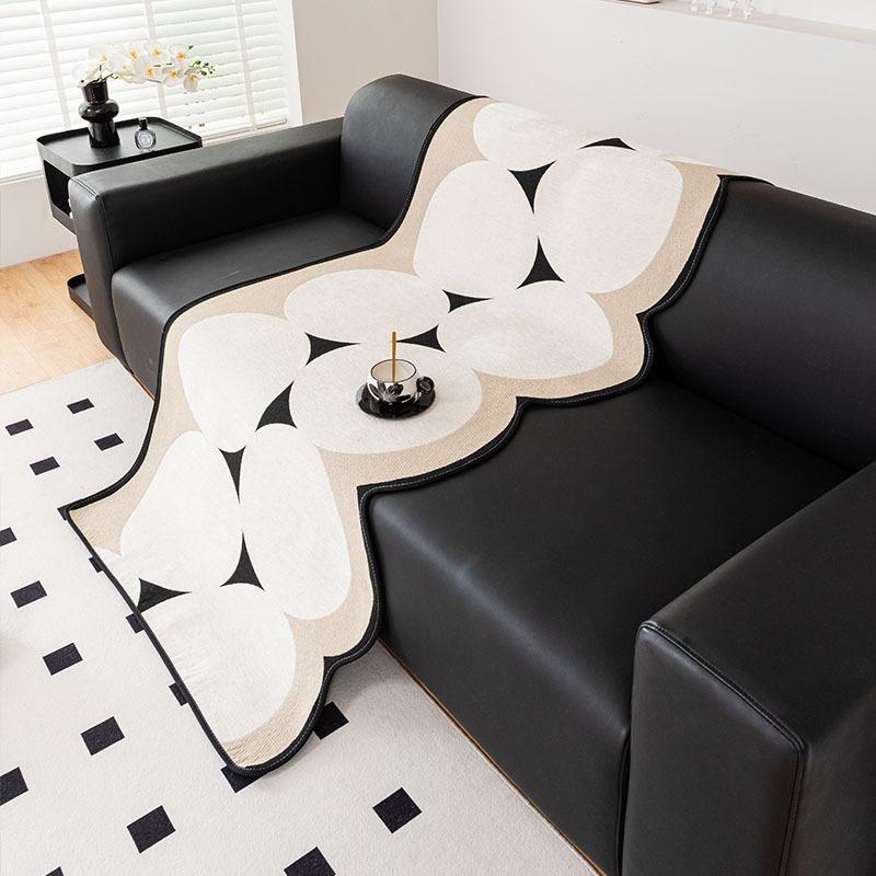 Irregular Special-Shaped Sofa Cushion Is Universal In All Seasons  New Straight-Row Sofa Non-Slip Chenille Sofa Cover Blanket