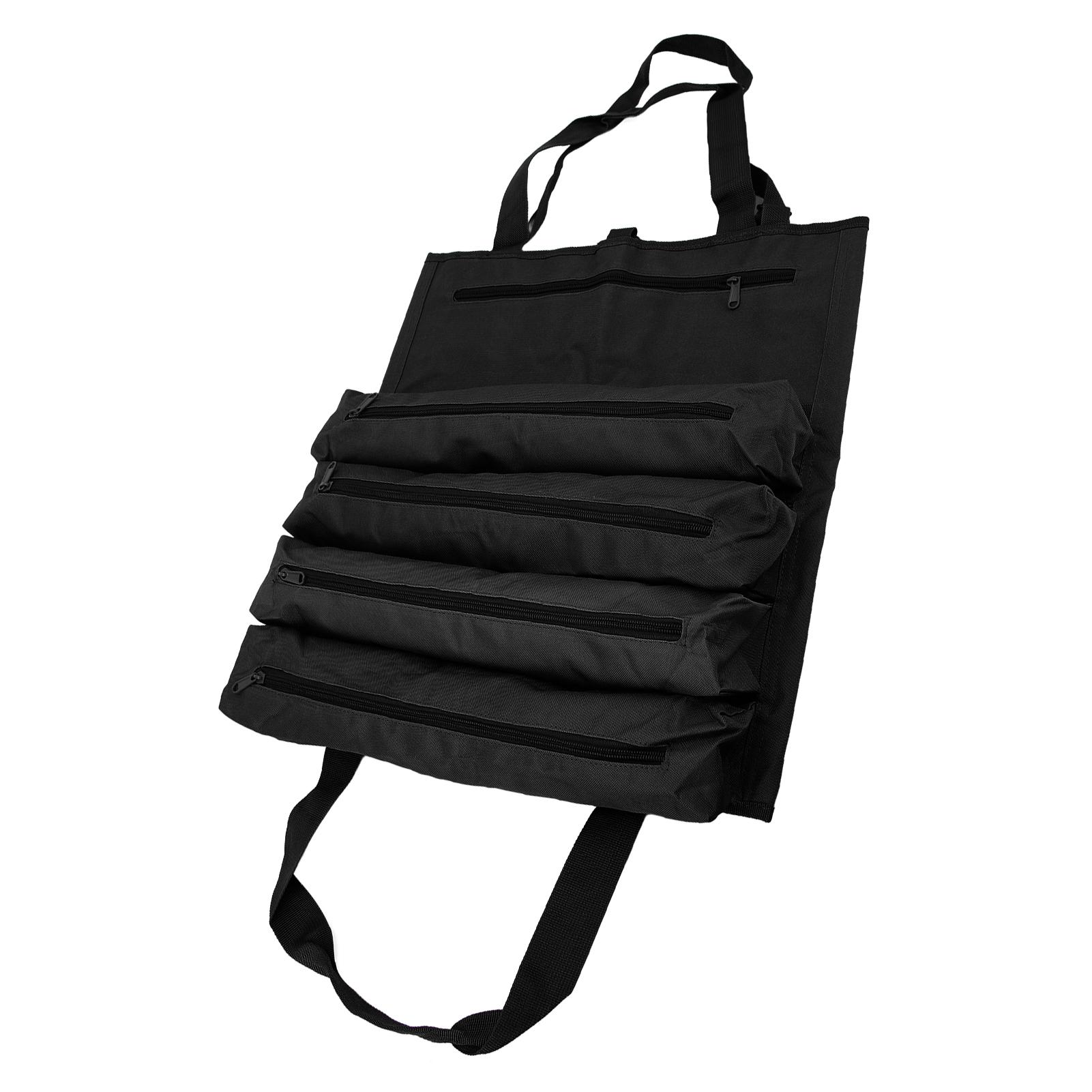 

Сумка-скрутка для инструментов из ткани Оксфорд 600D, износостойкая, грязеотталкивающая, с множеством карманов, портативная, скрутка для автомобильных инструментов