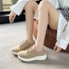 Fashion Autumn  Women Casual Sneakers Leather Woman Sneakers Female Platform Vulcanize Shoes  962