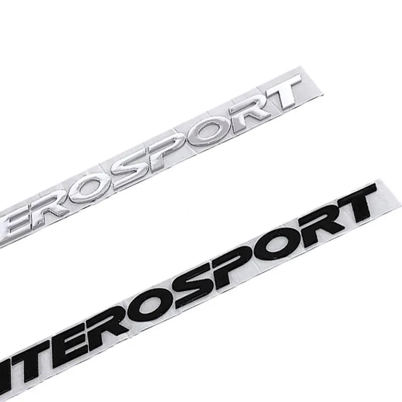 MONTERO SPORT logo emblém na kapotu štítek nálepky na auto pro Mitsubishi Montero 3D logo přední světla zadní kufr renovace obtisky příslušenství