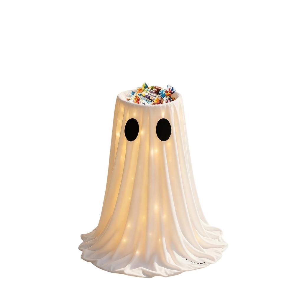 Halloween Atmosphere Decoration Whiteghost Yard Decorationghost Candy Bowl Source