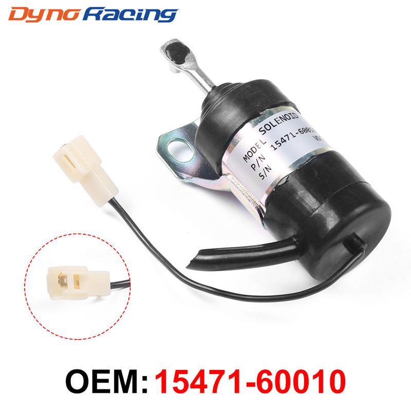 Pro Kubota Denso Palivový vypínací solenoid 052600-1001 052600-1000 15471-60010 12V Palivový vypínací solenoid