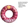 Graduation Party Inflatable Swim Ring Congrats Grad Leakproof Thickened PVC Swimming Ring Outdoor Pool Beach Graduation Party Float Tube