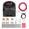 Dual Battery Isolator Kit, 12V 140Amp, Manual and Auto Modes VSR Voltage Sensitive Relay with LCD Screen