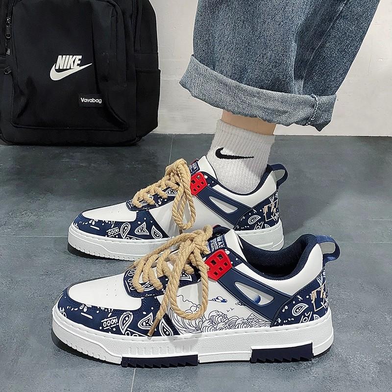 Autumn breathable new board shoes soft sole sports casual little white tide shoes