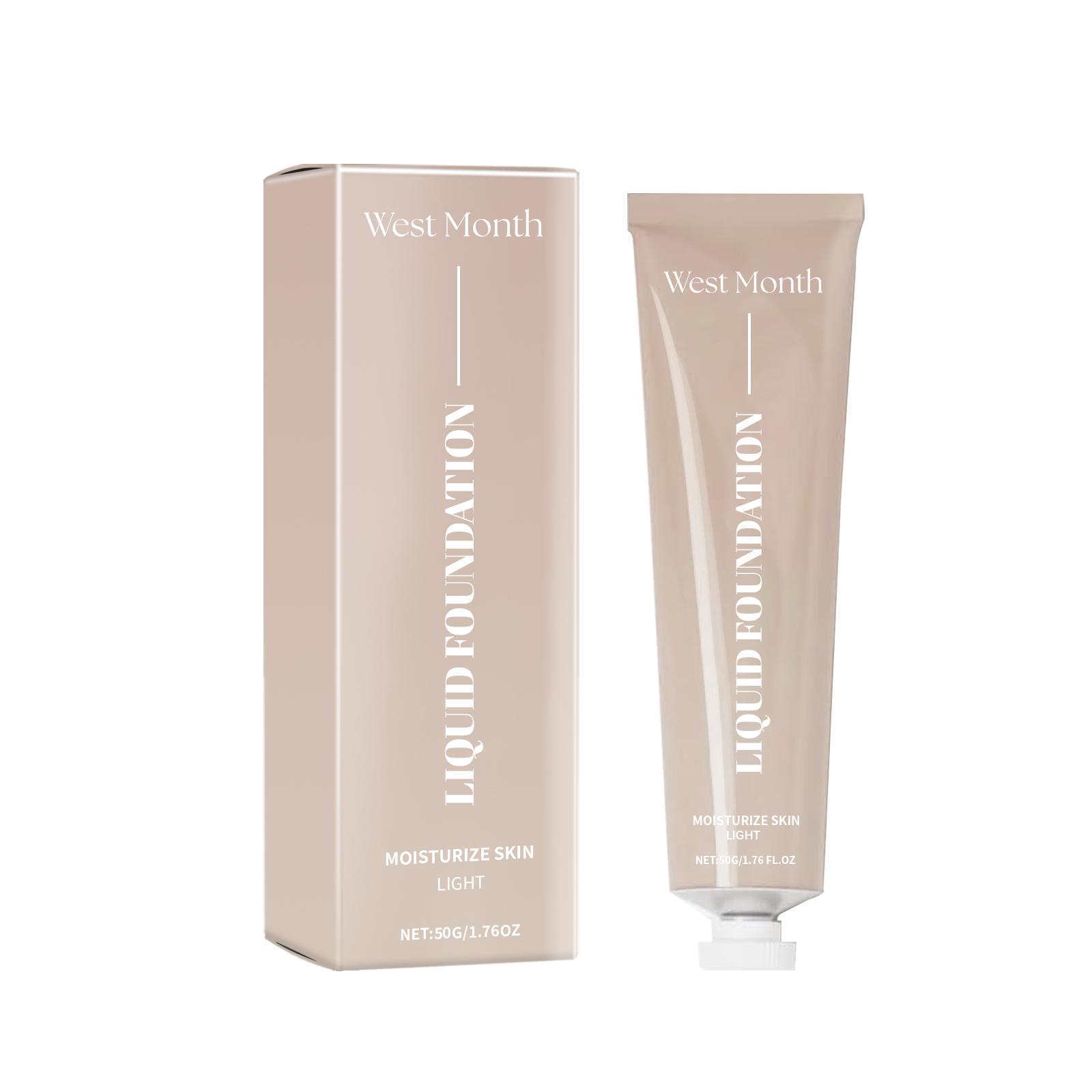 Moisturizing foundation liquid Daily non-smudging moisturizing, refreshing, lightweight, hydrating liquid foundation 50g