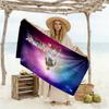 Blue Energy Soccer Player Beach Towel Quick-Dry Soft Microfiber Comfortable Lightweight Perfect for Traveling Yoga Camping and Swimming