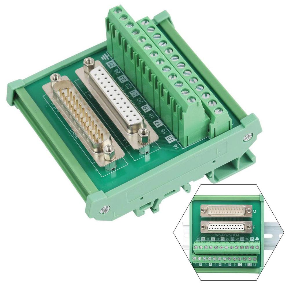 Electrical Connection Module DB25 Terminal Block Excellent Conductivity FR-4 Fiberglass PCB Power Tool Accessory
