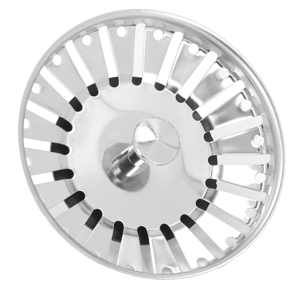 Kitchen Sink Strainer Basket Thickening Stainless Steel Sink Stopper for Standard Drains