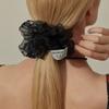 Favorite Noun Black Rose Scrunchie