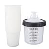 Paint Spray   Sprayer Cup Liners Lid System 50 Standard 20.3 Ounce(600ml) 190um Disposable Set Kit Replacement Accessories