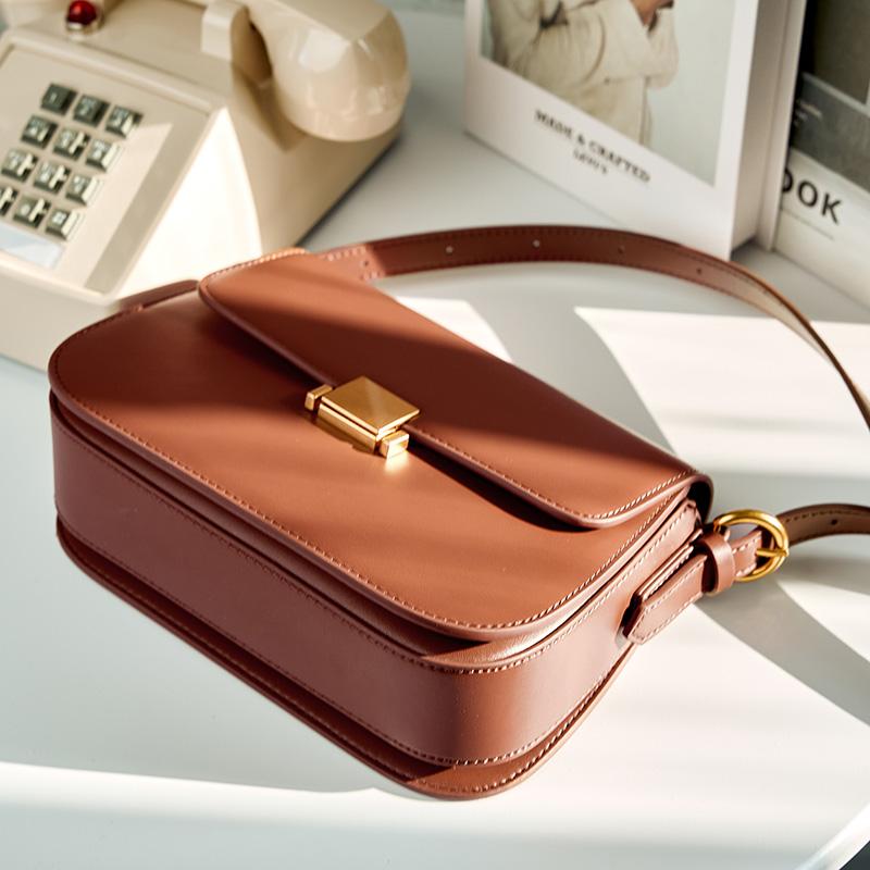 Zency Premium Design Armpit Bag Women's Genuine Leather Handbag 2024 Spring Summer