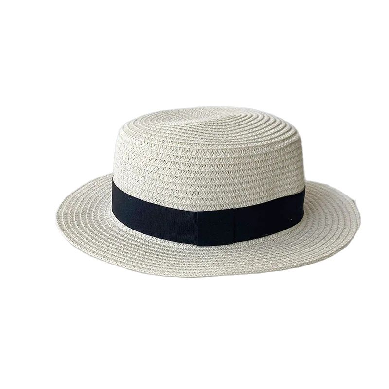 Korean Summer Men's and Women's Top Hats Straw Hats Sunshade Sunscreen Hats Beach Vacation Travel Hat