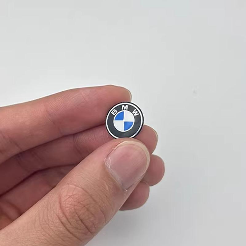 11MM 14MM Aluminum Car Key Shell Stickers For BMW M M1 M2 M3 F32 E53 E60 E90 E91 E92 E93 F01 F30 Auto Key Remote Fob Decals