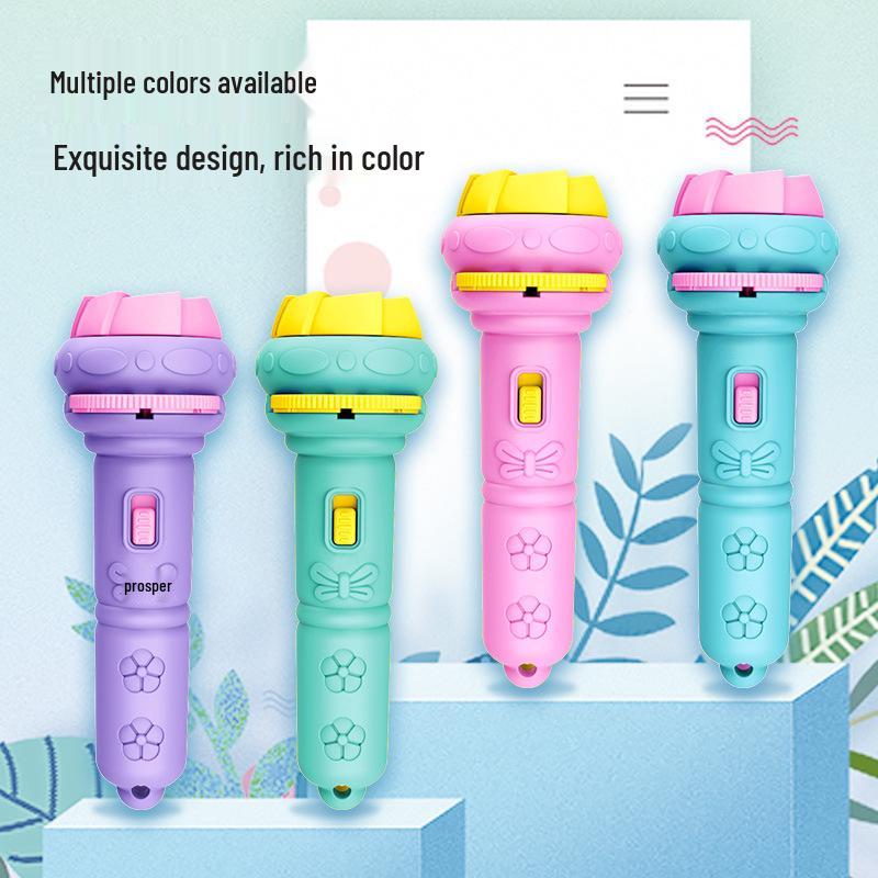 Children's Educational Projection Flashlight - Cartoon Recognition Toy