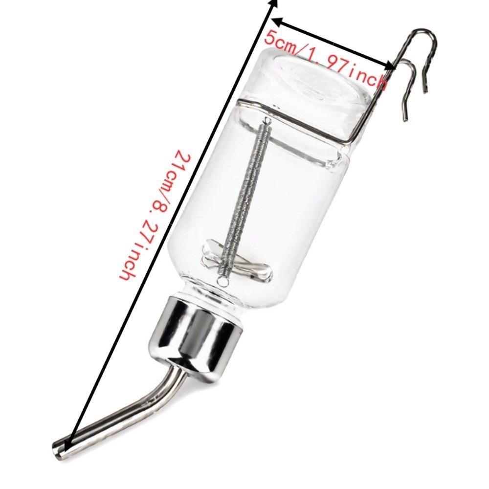 No-Drip Design Pet Water Bottle Hanging Type Automatic Pet Feeder For Small Pets