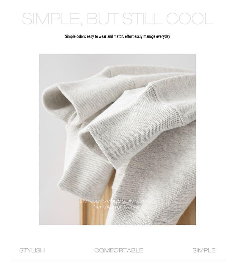 Women's 500G Silver Fox Velvet Hoodie: Fleece-Lined, Thickened, Lazy Style, Oversized, Versatile, Loose Base Layer