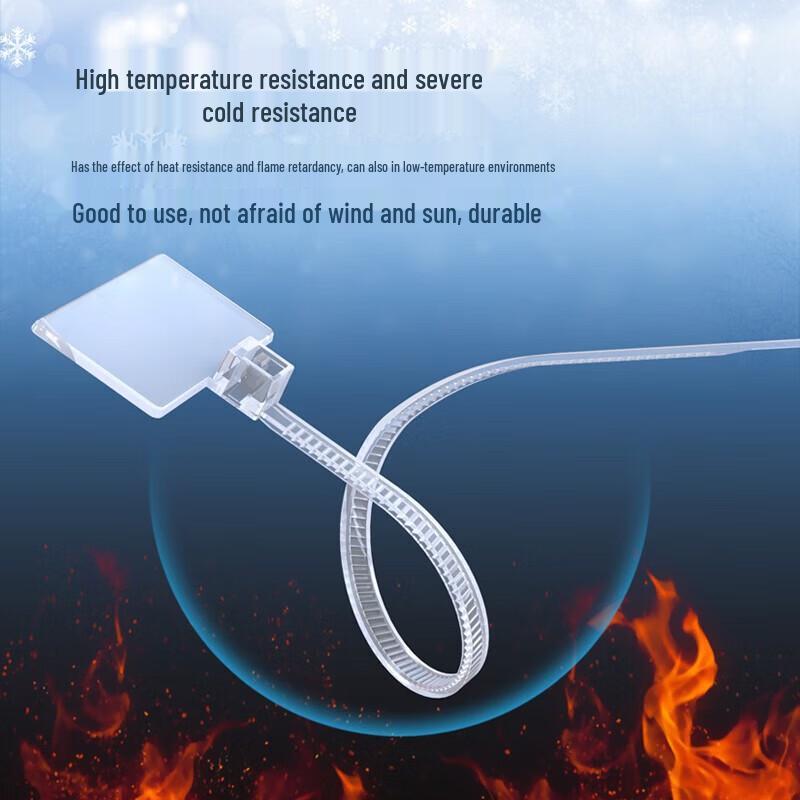 Shengwei Self-locking Nylon Cable Ties with ID Tag