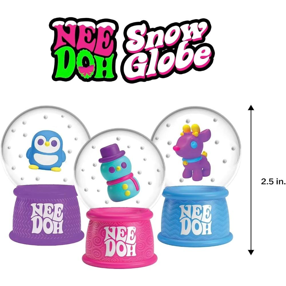 New Product NeeDoh Squish Flow Snow Globe Crunch Crunch Stress Relief Toy Squeeze Toy Nice Cube Sensory Toy for Adults Gifts