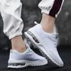 Fashion Air Cushion Running Shoes Ladies Mesh Breathable Walking Shoes for Women Red Sneakers Casual Lightweight Tennis Sports Shoes Man