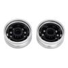 RC Part Tamiya Complete Set Aluminum Front & Rear Wheel Hubs Rims for 1/14 Tamiya Tractor Climbing Trailer RC Car Upgrade Parts