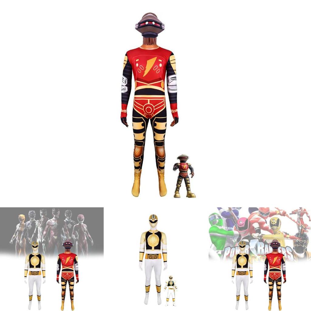 Mighty Morphin Power Rangers Dinosaur Cosplay Suit For Kids Halloween Costume Party