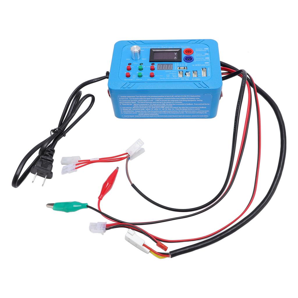 Inverter Refrigerator Tester Variable Frequency Board Testing Instrument Solenoid Valve Repair Tool with Buzzer Warning