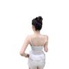 #Human Cotton Sweet Wind Polka Dot Lace Splicing Sling Vest with Lace Hem Slim Fit One-piece with Chest Pad