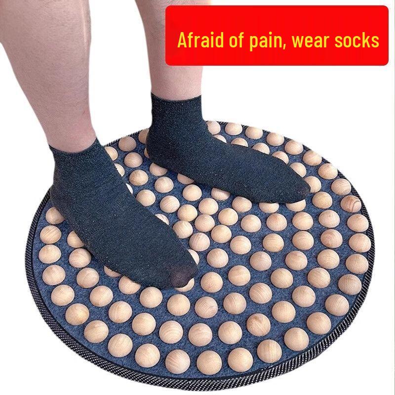 Natural Wood Foot Acupressure Massage Mat