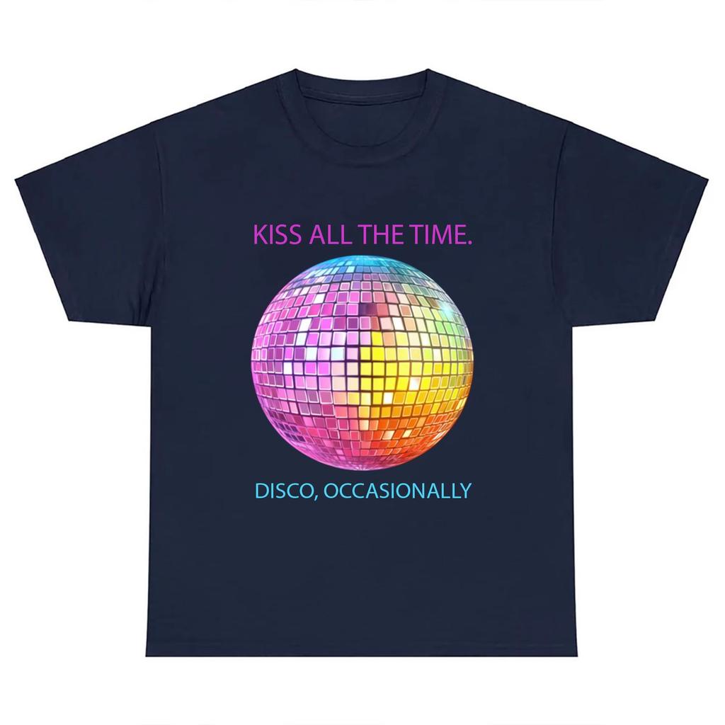 Kiss All the Time Disco Occasionally Harry Styles 2026 Album Unisex 100cotton Shirt Summer ONeck Short Sleeve Tshirt Fan Gift