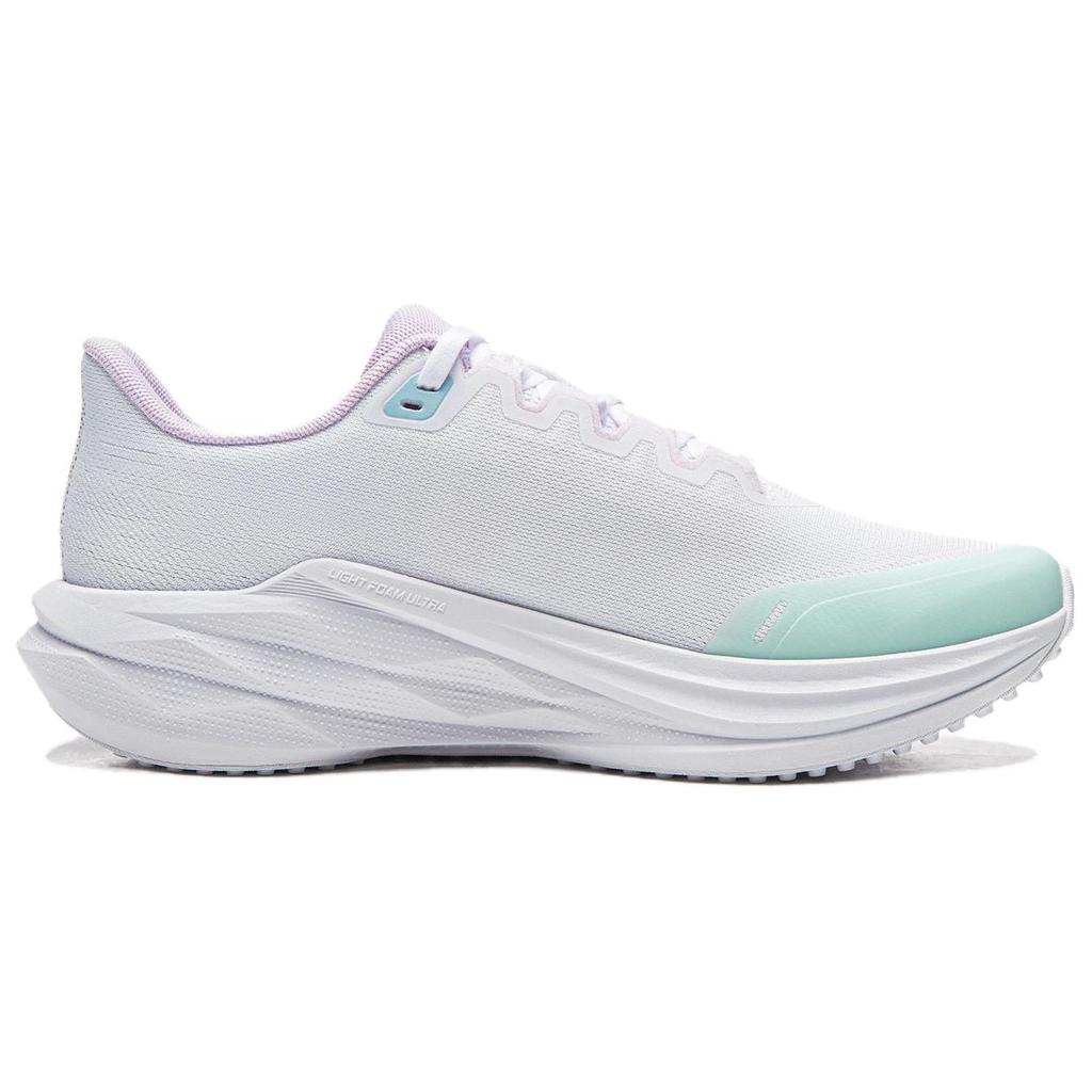 Li Ning Cushioning Abrasion Resistant Low Top Casual Running Shoes Women's White ARBW010-3