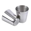 4/6 Stück Outdoor Camping Geschirr Reisebecher Set Picknick Zubehör Edelstahl Wein Bierbecher Whiskey Tassen 30ML