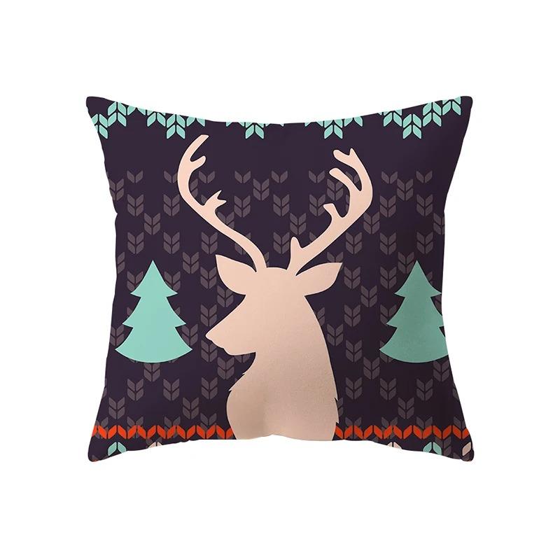 

Наволочки с рождественской тематикой Аксессуары для автомобиля Офис Санта-Клаус Гостиная Диван Домашние наволочки 40x40cm