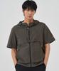 Bbc Earth Rivet Hoodie Short Sleeve Jacket_Khaki
