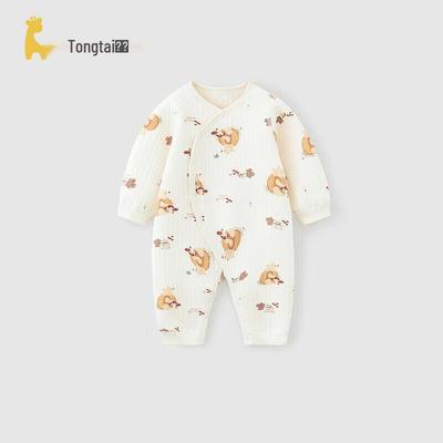 TONGTAI Baby Cotton Quilted Romper