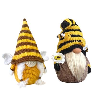 Bumble Bee Striped Gnome Scandinavian Tomte  Swedish Honey Bee Elfs Home