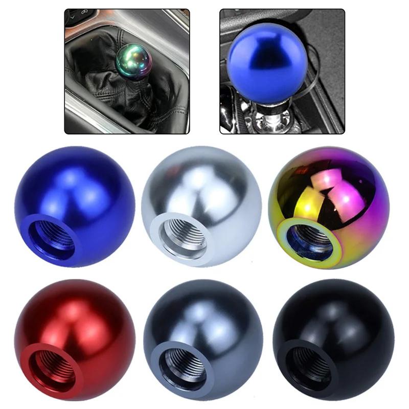 Aluminum Alloy Gearshift Knob with Smooth Round Ball Form for Enhanced Driver Comfort and Reliable Use in Various Cars