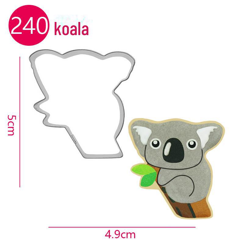 

Набор форм для печенья и помадки из нержавеющей стали - дизайны слона и жирафа