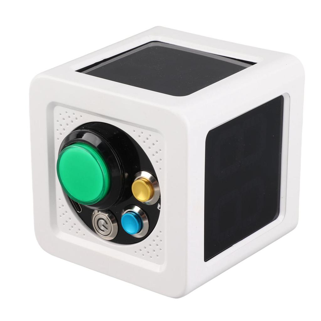 Cube Timer 1.4in 4 Sided Digital Shot Countdown Stopwatch for Private Poker Chess Casinos