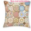 1/4pcs Vintage Moroccan Tile Print Throw Pillow Covers Soft Decorative Cushion Cases for Sofa Bedroom Living Room Cushion Cover